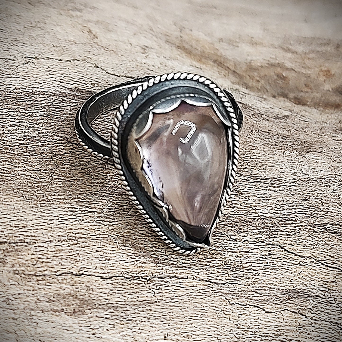 Teardrop Lavender Ametrine Ring