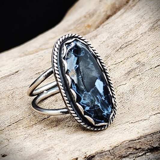 Pietersite  Ring_ Set on Sterling silver