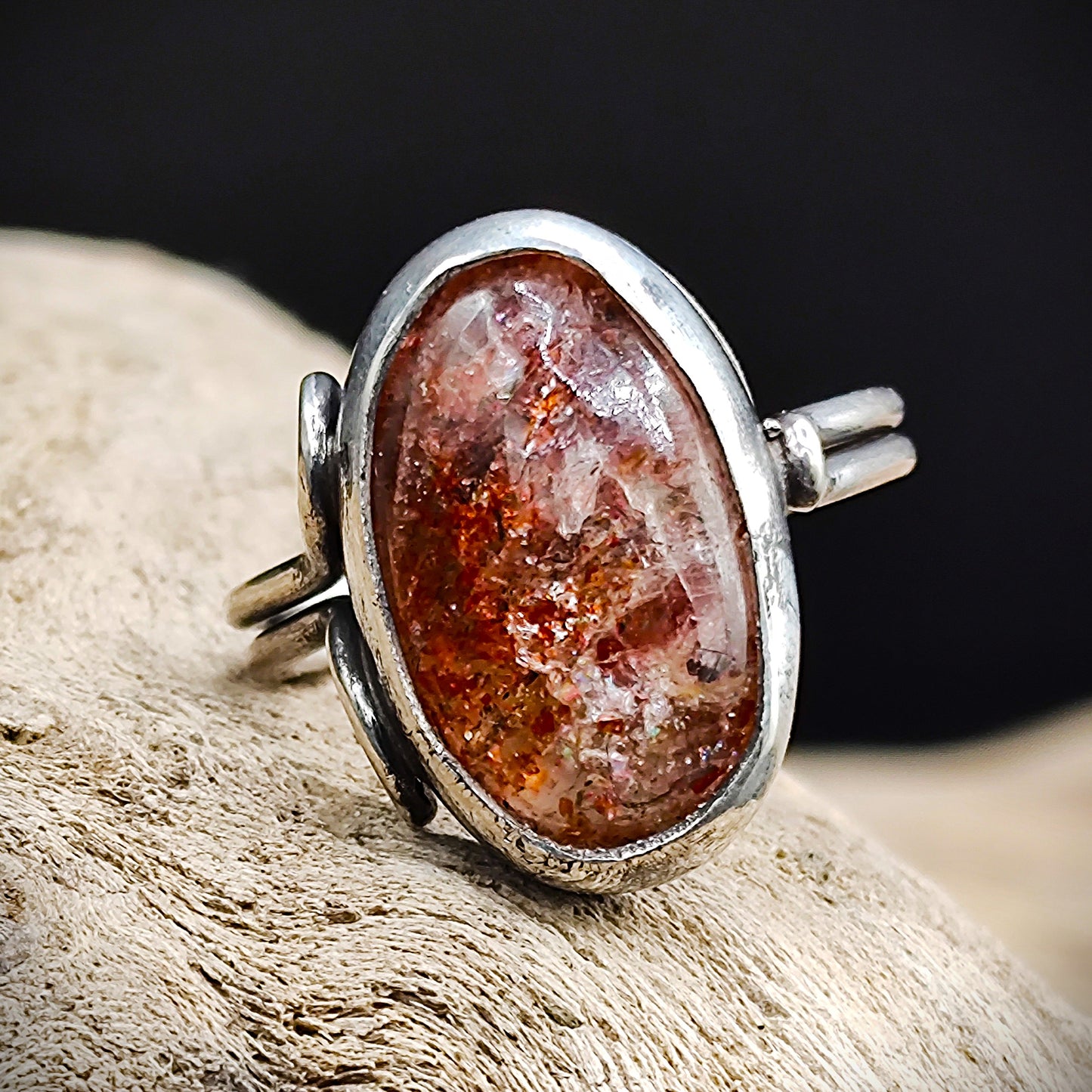 Sunstone Sterling silver Ring