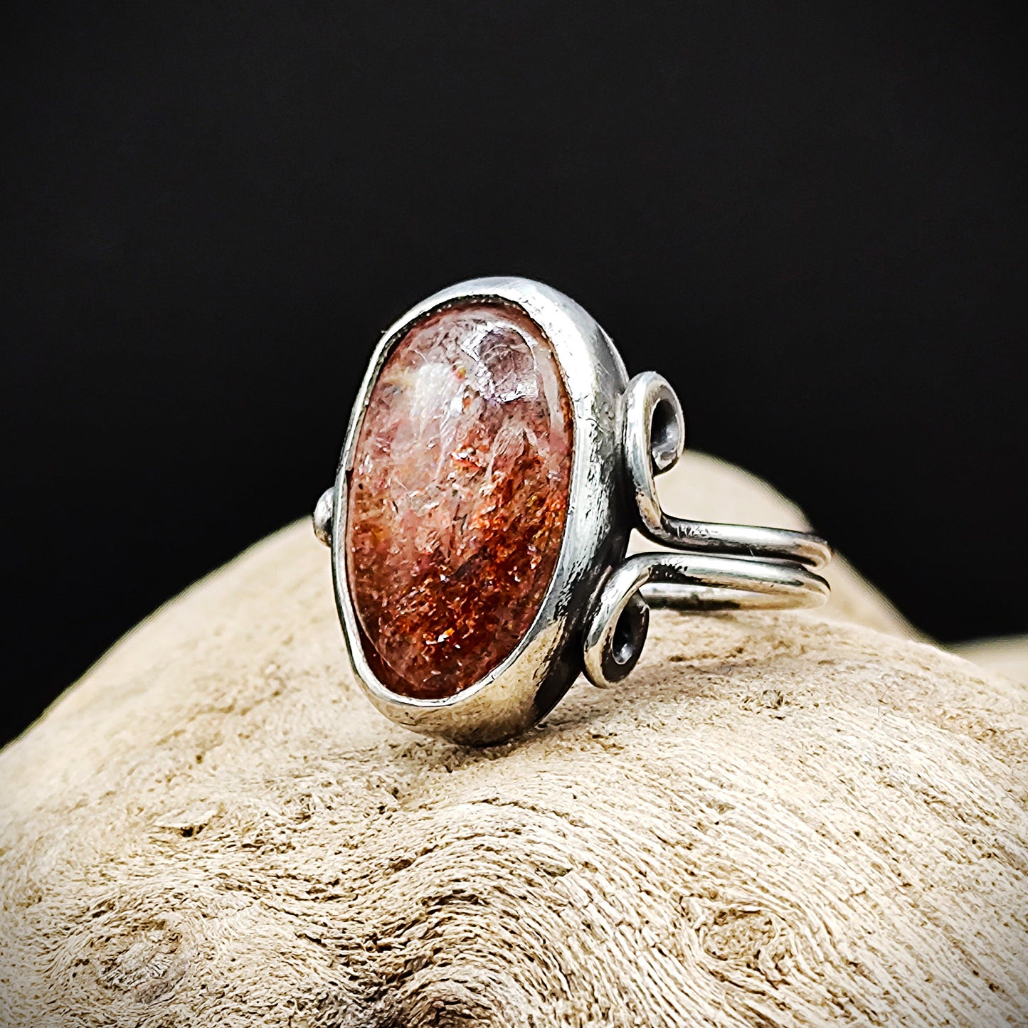 Sunstone Sterling silver Ring