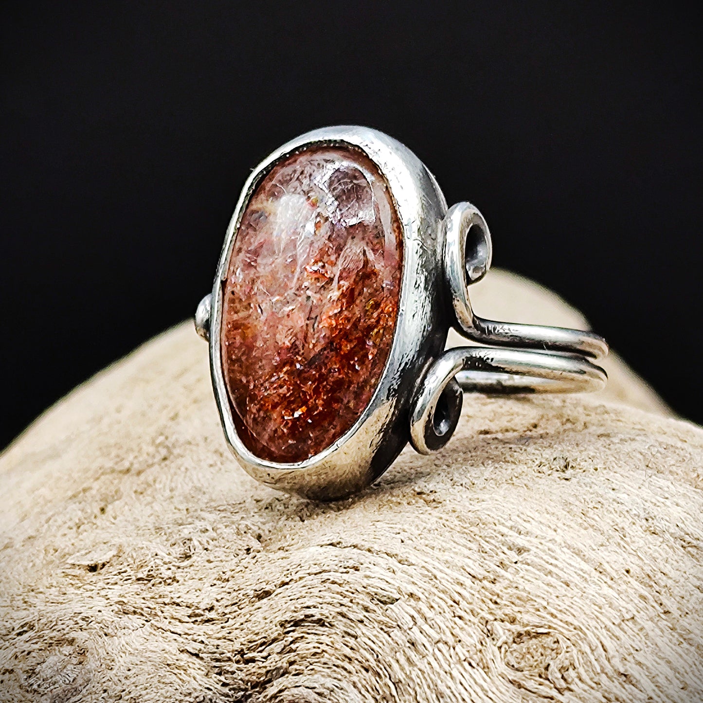 Sunstone Sterling silver Ring