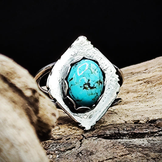 Found Peace - Turquoise  / Sterling silver  ring